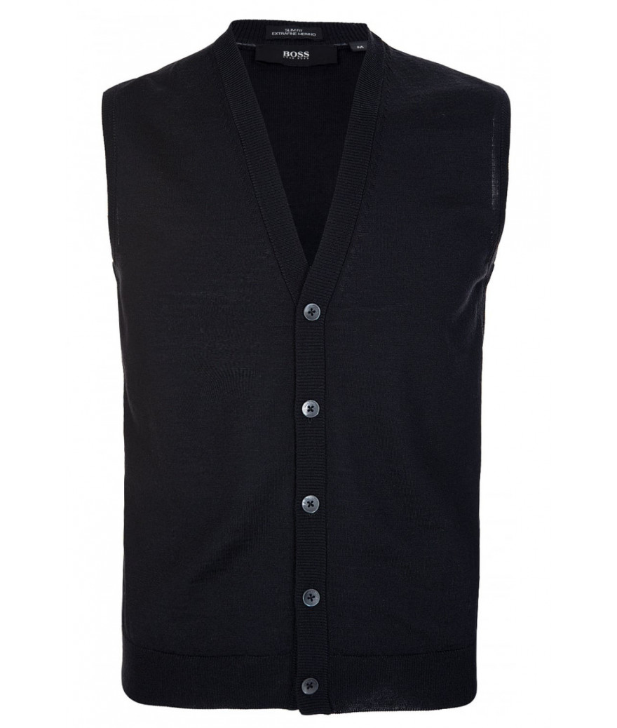 gilet boutonné sans manche homme