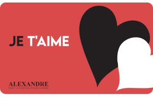 
			                        			Je t'aime